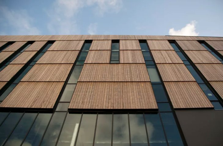 Modern Wooden Building Architecture