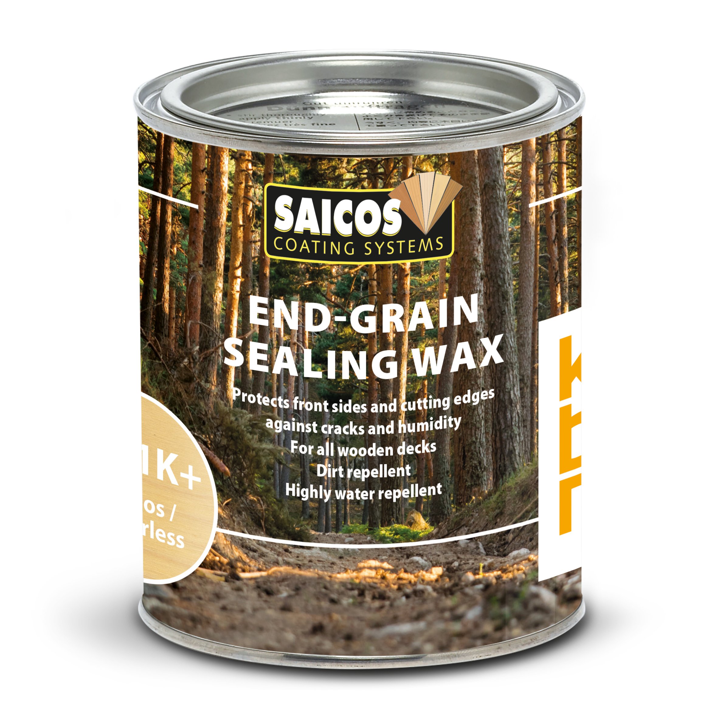 Kebony End grain sealing wax – Saicos – 1 box (375ml)